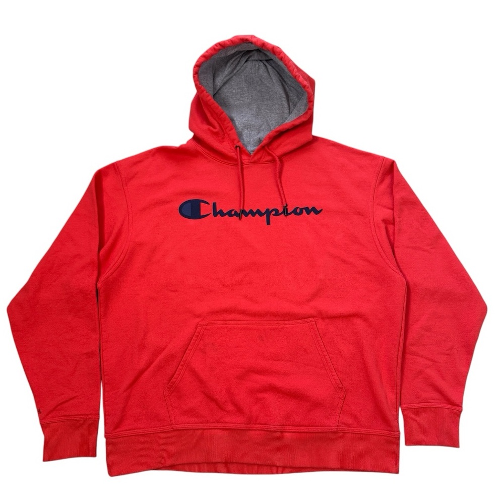 Champion Big Logo Pullover Hoodie Size XL
